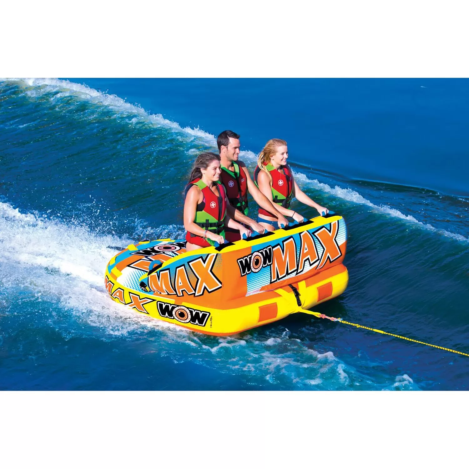 WOW Max 3 Person Towable World of Sports Water Fun