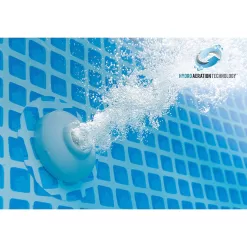 Intex 14 Foot x 42 Inch Prism Frame Above Ground Swimming Pool Set with Filter