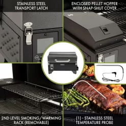 Cuisinart 256-sq. in. Portable Wood Pellet Grill and Smoker