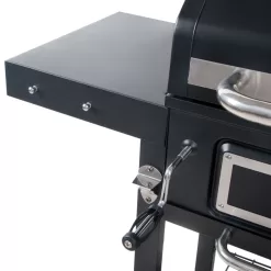 RevoAce Dual Fuel Gas & Charcoal Combo Grill, Black with Stainless