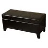Warehouse of Tiffany Ariel Storage Bench - Black