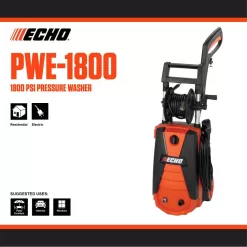 ECHO PWE-1800 1,800 psi 1.3 GPM Electric Pressure Washer