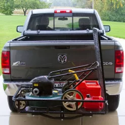 Elevate Outdoor UCC500 500 lb. Capacity Hitch-Mounted Steel Cargo Carrier with Ramp
