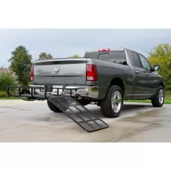 Elevate Outdoor UCC500 500 lb. Capacity Hitch-Mounted Steel Cargo Carrier with Ramp