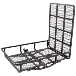 Elevate Outdoor UCC500 500 lb. Capacity Hitch-Mounted Steel Cargo Carrier with Ramp