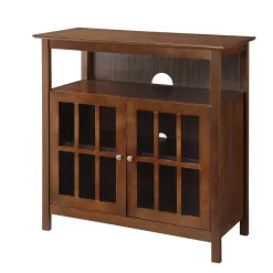 Convenience Concepts 36 in. Espresso Wood TV Stand 42 in. with Doors