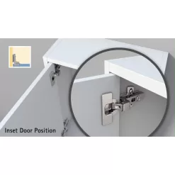 Everbilt 9263845 Soft Close Frameless Inset 110 Deg. Hinge (24-Pack)