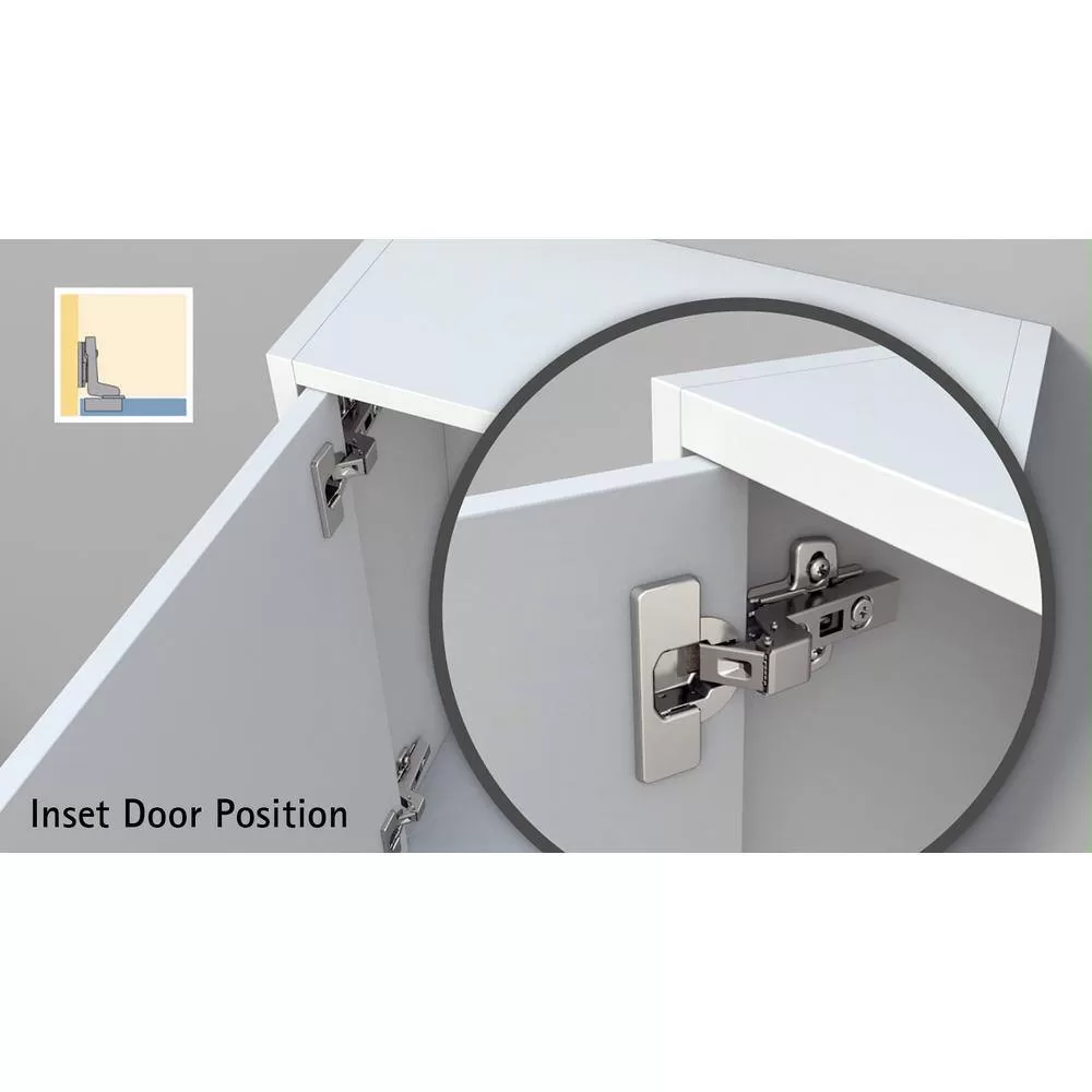 Everbilt 9263845 Soft Close Frameless Inset 110 Deg. Hinge (24-Pack)