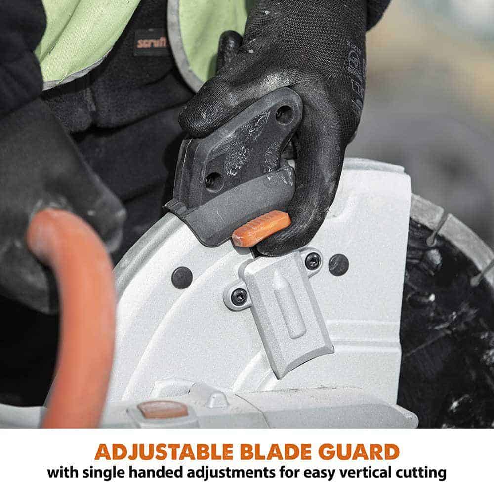 Evolution Power Tools R300DCT 12 In. Electric Concrete Cut-Off Saw, With 12 In. Diamond Blade