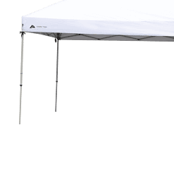 Ozark Trail 20' x 10' Straight Leg (200 Sq. ft Coverage), White, Outdoor Easy Pop up Canopy