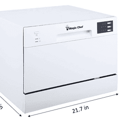 Magic Chef Energy Star 6-Place Setting Countertop Dishwasher