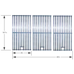 Stainless Steel Wire Cooking Grid Replacement for Gas Grill Models Black and De