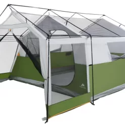 Ozark Trail 8-Person Family Cabin Tent 1 Room with Screen Porch, Green