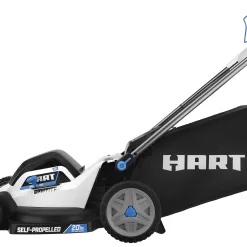 HART 40-Volt Cordless 20-inch Brushless Self Propelled Mower Kit, (1) 6.0 Ah Lithium-Ion Battery, (1) Battery Charger