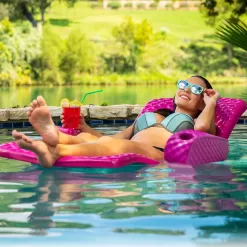 TRC Recreation Super Soft Adjustable Pool Water Recliner, Bahama Blue