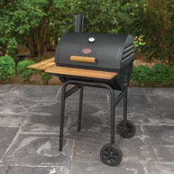 Char-Griller Pro Deluxe 29" Charcoal Grill with Warming Rack