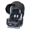 Baby Trend Cover Me 4-in-1 Harness Convertible Car Seat, Solid Print Desert Blue