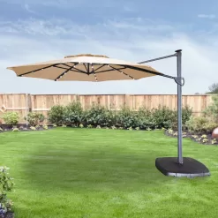 Garden Winds Replacement Canopy for the Simply Shade 11ft LED Umbrella , RipLock 500