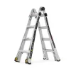 Gorilla Ladders GLMPX-18W-2 18 ft. Reach MPXW Aluminum Multi-Position Ladder with Wheels, 375 lb. Load Capacity Type IAA Duty Rating