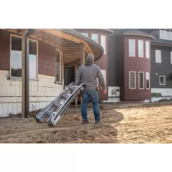 Gorilla Ladders GLMPX-18W-2 18 ft. Reach MPXW Aluminum Multi-Position Ladder with Wheels, 375 lb. Load Capacity Type IAA Duty Rating