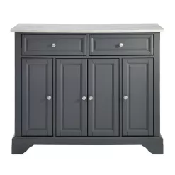 CROSLEY FURNITURE Avery Grey Kitchen Island