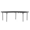 ZOWN 60527SGY1E Classic Moon Gray Commercial Blow Mold Folding Table