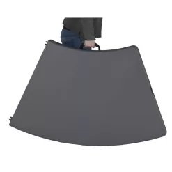 ZOWN 60527SGY1E Classic Moon Gray Commercial Blow Mold Folding Table