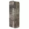 Novik 120540010 Stone DS - 5.88 in. x 16 in. Dry Stack Stone in Flint - Corner (6.30 lin. ft. per Box) Trim Siding