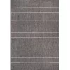 nuLOOM Alaina Casual Stripes Gray 9 ft. x 13 ft. Indoor/Outdoor Patio Area Rug