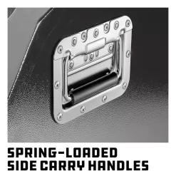 Powerbuilt 240111 26 in. Rapid Box Portable Slant Front Tool Box - Gray