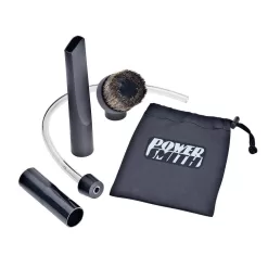 PowerSmith PAVC102 10 Amp 4 Gal. All-In-One Wheeled Ash/Shop Vacuum with 10' Hose, Pellet Hose, 3 Adapters with Bag and 2 Filters