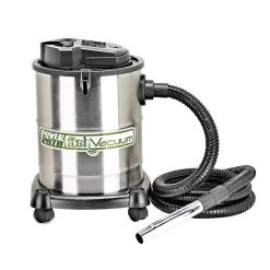 PowerSmith PAVC102 10 Amp 4 Gal. All-In-One Wheeled Ash/Shop Vacuum with 10' Hose, Pellet Hose, 3 Adapters with Bag and 2 Filters