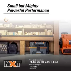 RIDGID HD0320 3 Gal. 18-Volt Cordless Handheld NXT Wet/Dry Vacuum with Battery, Charger, Fine Dust Filter, Hose and Accessories