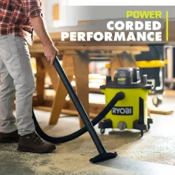RYOBI RY40WD01K-RY124052KVNM 40V 10 Gal. Cordless Wet/Dry Vacuum with 40V HP Brushless EZClean 600 PSI Power Cleaner, (2) Batteries, and (2) Chargers