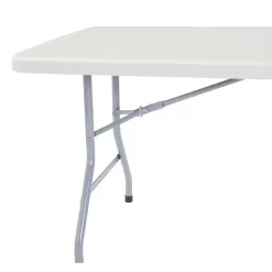 National Public Seating BT-3072 72 in. Grey Plastic Folding Banquet Table