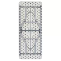 National Public Seating BT-3072 72 in. Grey Plastic Folding Banquet Table