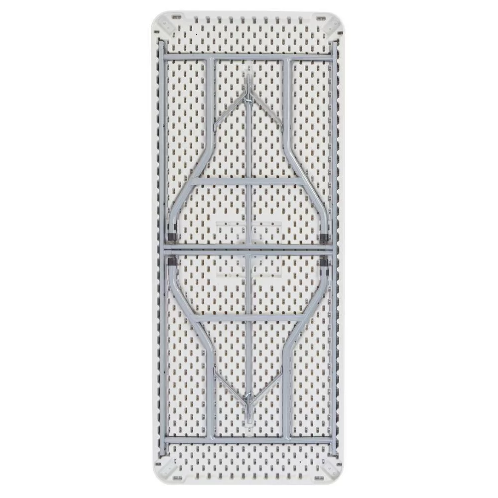National Public Seating BT-3072 72 in. Grey Plastic Folding Banquet Table