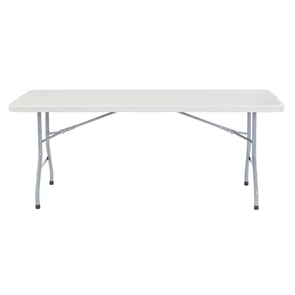 National Public Seating BT-3072 72 in. Grey Plastic Folding Banquet Table