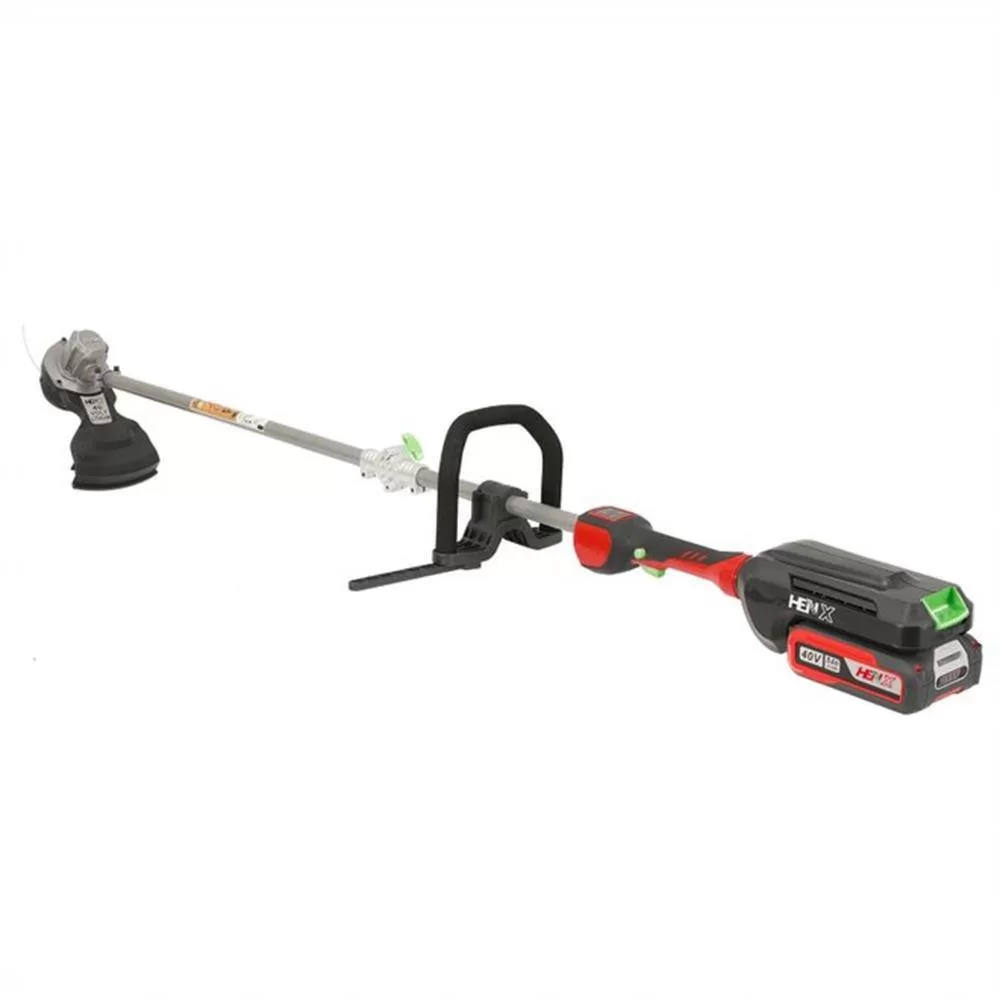 HENX A40DCZ350B01 40V Electric Cordless 14 in. Multi-Colored Pole String Trimmer with Charger and Battery