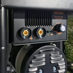 HIT Welding 806656 3,500-Watt/4,000-Watt Dual Fuel Recoil Start Portable Generator with Stick Welder (TIG), CO Detector and Auto-Shutoff