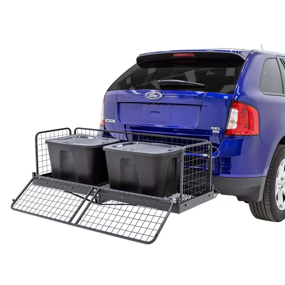Elevate Outdoor CC-1223 Steel Cargo Carrier with Folding Sides