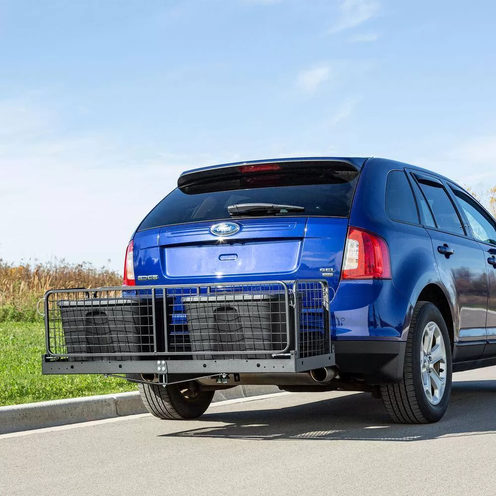 Elevate Outdoor CC-1223 Steel Cargo Carrier with Folding Sides
