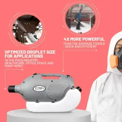 VECTORFOG VVNK-FUB611 C150+ Electric ULV Cold Fogger with 6 l (1.6 Gal.) Tank - 110-Volt with Adjustable Droplet Size