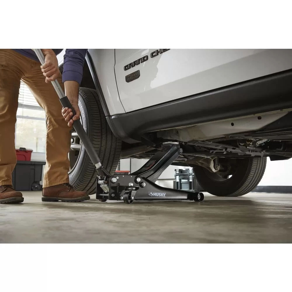 Husky HD00120-DIP 3-Ton Low Profile Floor Jack with Quick Lift