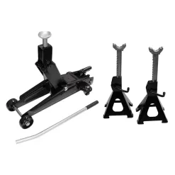 Husky HD00127 3-Ton Light Duty Truck Jack and Jack Stand Pair