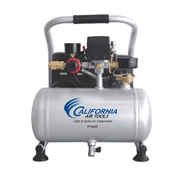 California Air Tools Light and Quiet 1-Gallon Single Stage Portable Corded Electric Horizontal Air Compressor