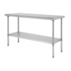 TRINITY 60-in W x 34.65-in H Ecostorage Stainless Steel Work Bench