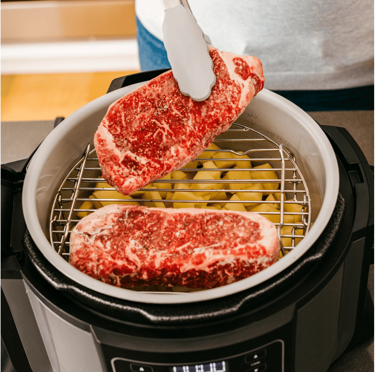 NINJA OP301 Foodi 9-in-1 6.5 Qt. Electric Pressure Cooker & Air Fryer