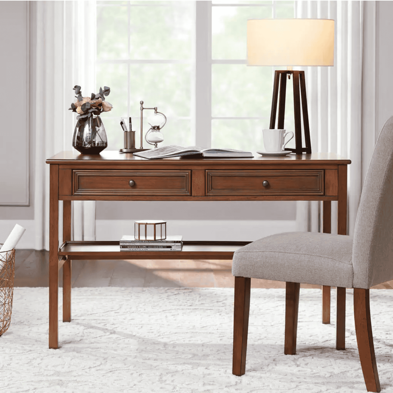 Bradstone Walnut Writing Desk