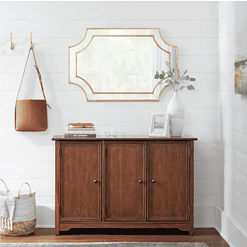 Bradstone 3 Door Walnut Storage Console